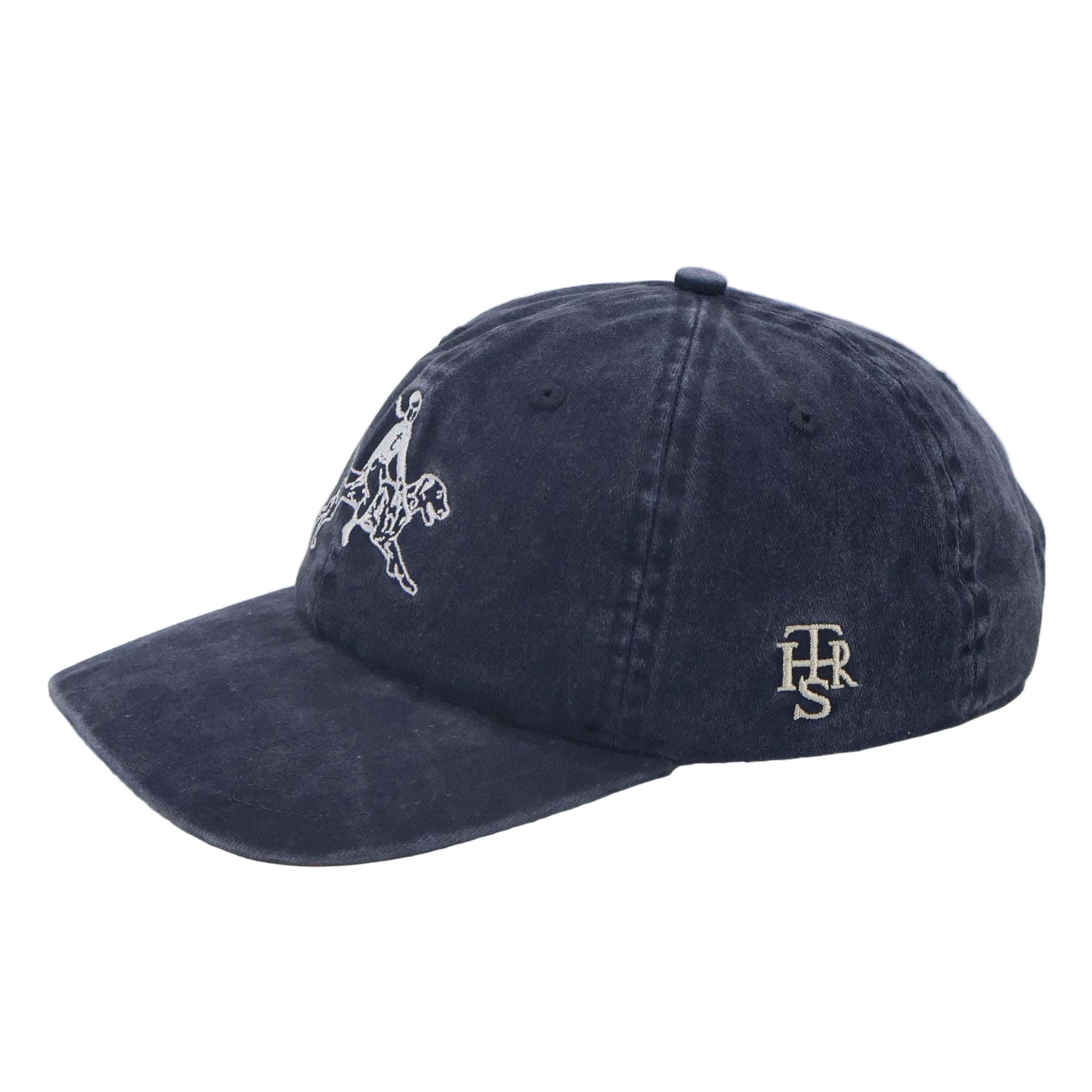 logo faded blue cap
